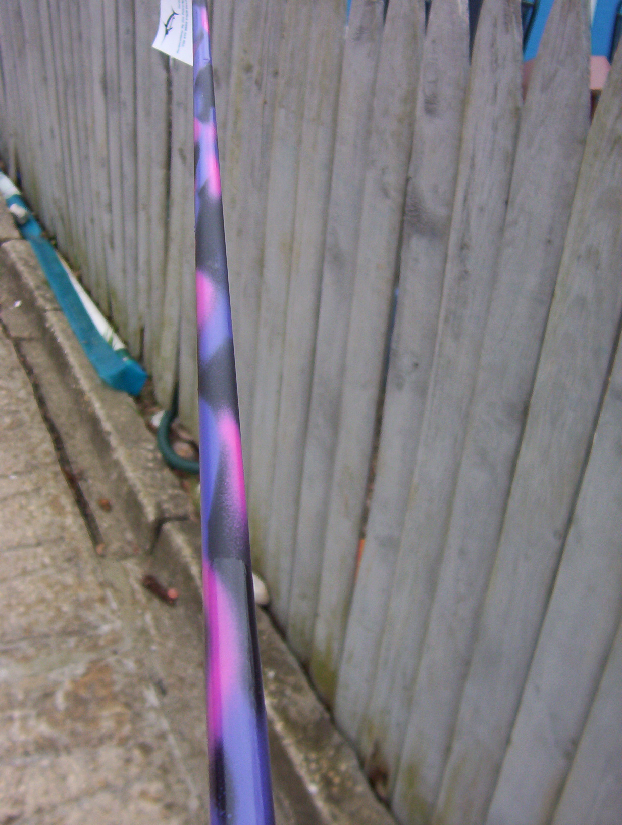 pink camo fishing pole